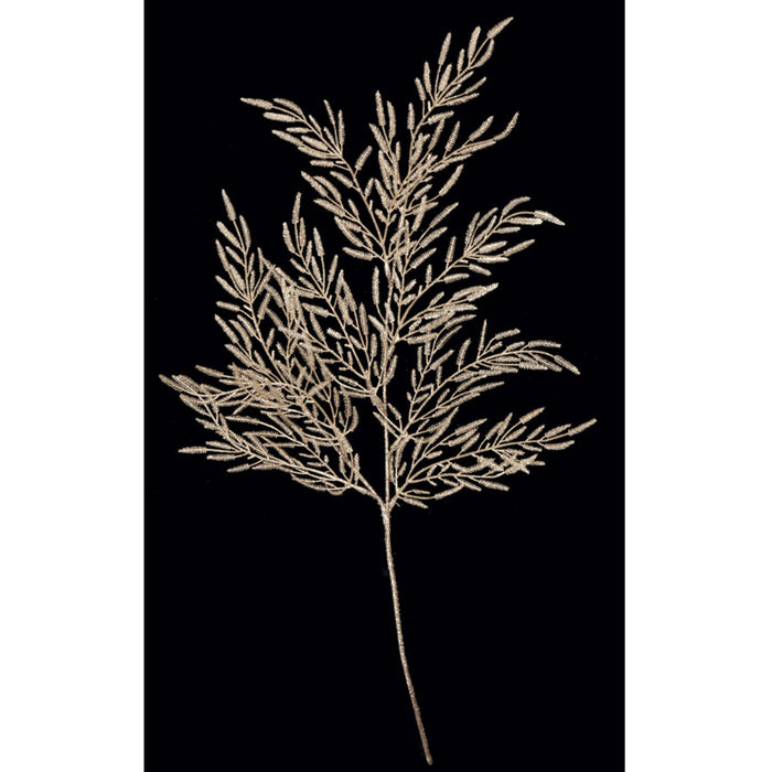 32" Glittered Artificial Cypress Stem -Rose Gold (Pack of 24) - A142100