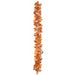 6' Artificial Plastic Gingko Leaf Garland -Orange/Gold (pack of 6) - A142360