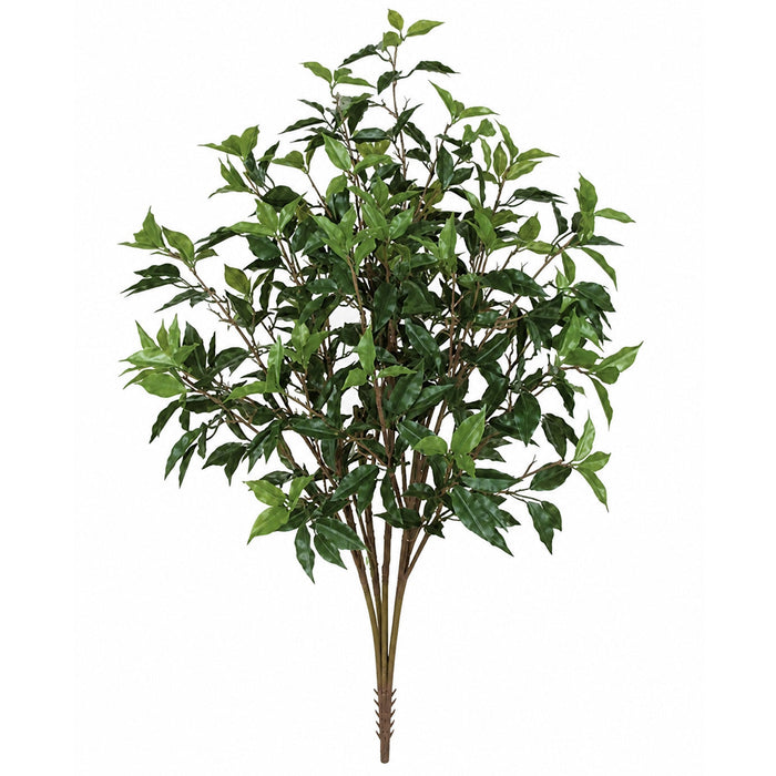 4' Outdoor UV-Proof Artificial Ficus Tree -Green (Pack of 2) - A144240