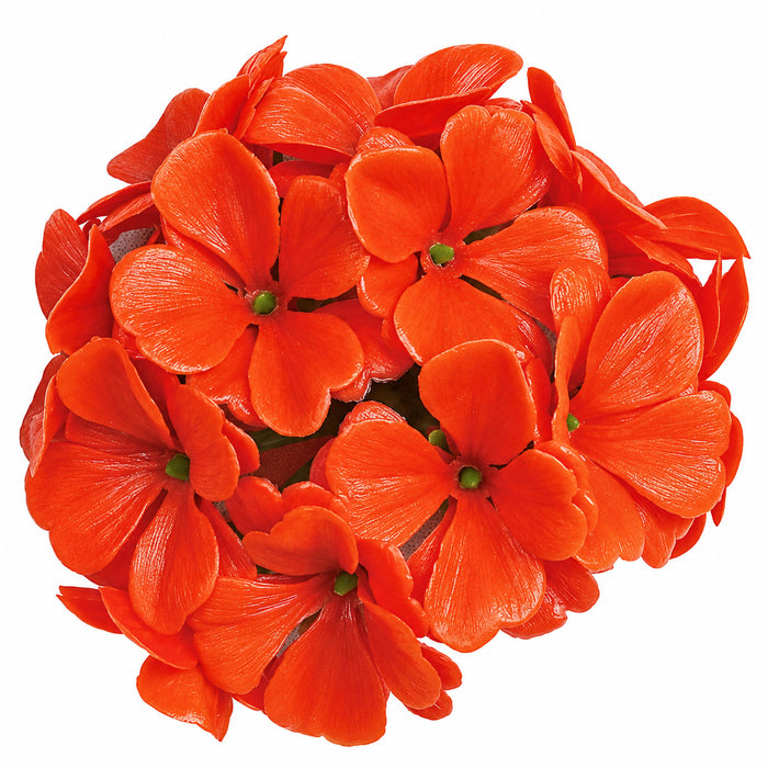 3" Outdoor UV-Proof Artificial Geranium Flower -Red (Pack of 48) - A1451
