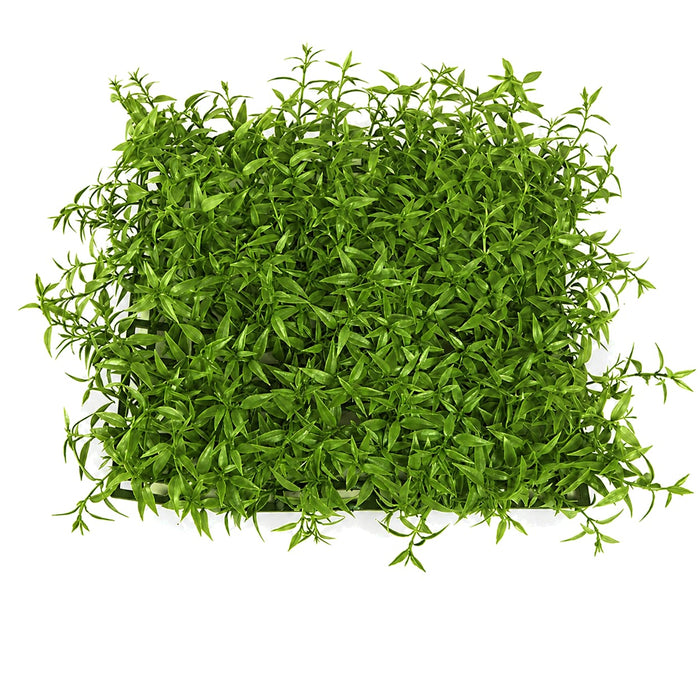 10"x10"x3" Mini Leaf Artificial Mat -Light Green (Pack of 6) - A150310