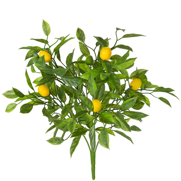 16" Mini Lemon Silk Plant -Yellow (pack of 6) - A150990
