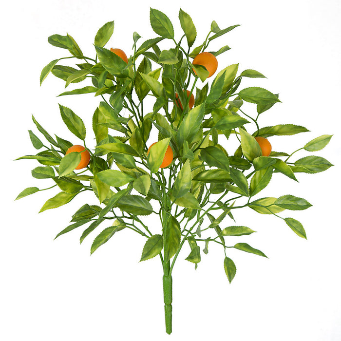 16" Mini Orange Silk Plant -Orange (pack of 6) - A151000