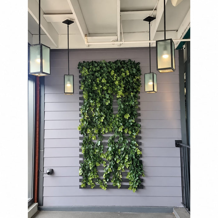 36" Outdoor UV-Proof Artificial English Ivy Hanging Plant -117 Leaves -Green (Pack of 6) - A-152