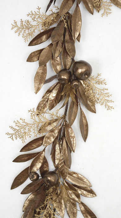 Metallic Gold Leaf Garland