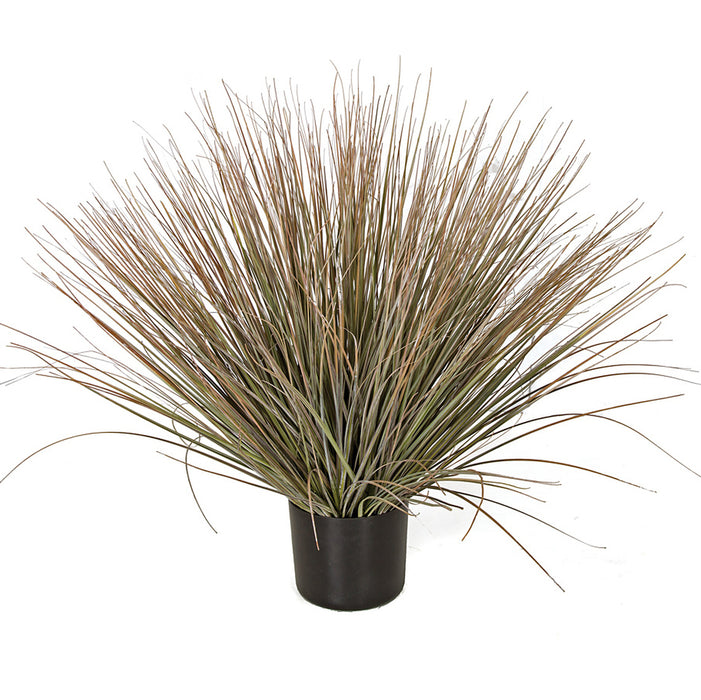 30" IFR PVC Onion Grass Artificial Plant w/Pot -Green/Tan - A160185