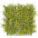 11.5"x11.5" Artificial Podocarpus Leaf Mat -Yellow/Green (pack of 6) - A160820