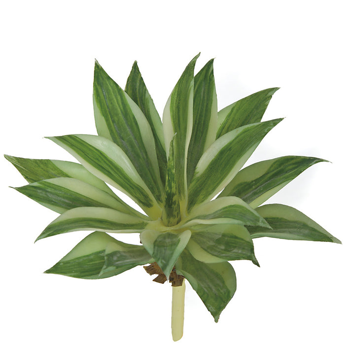 6" Artificial Agave Stem Pick -Green/Cream (Pack of 12) - A161090