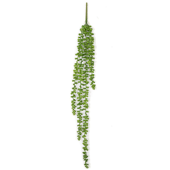 27" Hanging Artificial Sedum Vine Stem -Green (pack of 12) - A161430