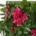 10"x10" Artificial Flowering Bougainvillea Mat -Fuchsia (pack of 6) - A161780