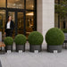 20" Outdoor UV-Proof Artificial English Boxwood Topiary Ball -2 Tone Green - A164020