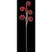 31" Adjustable Artificial Peppermint Stem -Red/White (pack of 12) - A-170540