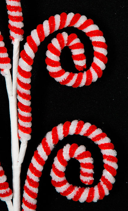 31" Adjustable Artificial Peppermint Stem -Red/White (pack of 12) - A-170540