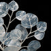 24.5" Iridescent Eucalyptus Leaf Artificial Stem -White (Pack of 24) - A170636