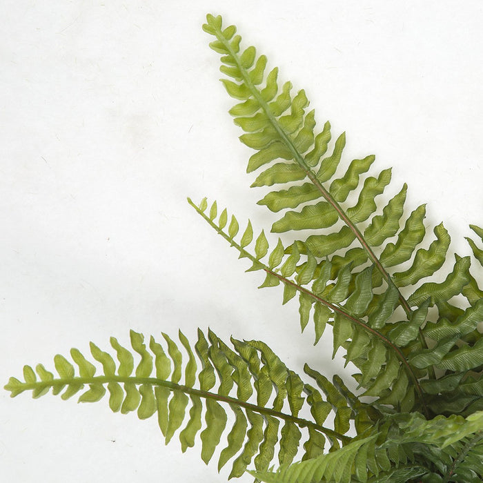 16" Artificial Plastic Boston Fern Plant -Green (pack of 12) - A172130