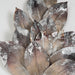24" Metallic Artificial Magnolia Leaf Stem -Silver/Brown (Pack of 12) - A172726