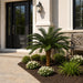 4'6"Hx48"W Outdoor UV-Proof Artificial Sago Cycas Palm Tree -36 Fronds -Green - A174540