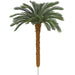 6'6"Hx48"W Outdoor UV-Proof Artificial Sago Cycas Palm Tree -36 Fronds -Green - A174600