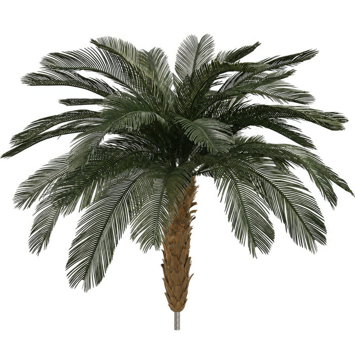 5'6"Hx68"W Outdoor UV-Proof Artificial Sago Cycas Palm Tree -36 Fronds -Green - A174680