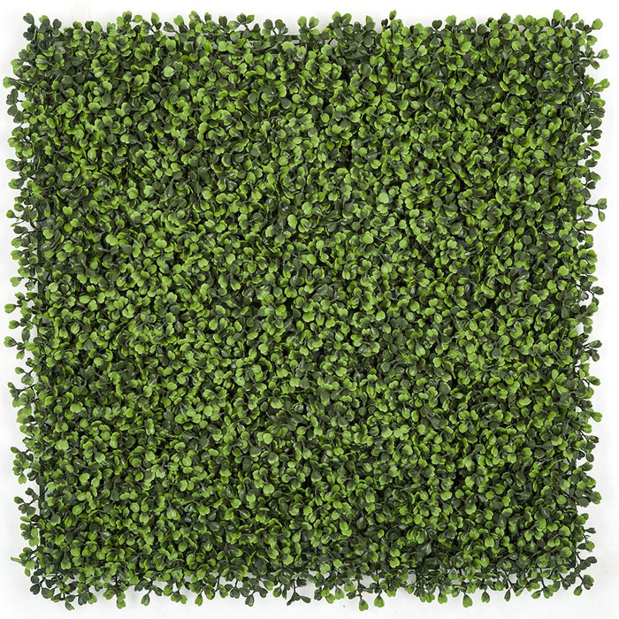 20"x20" Artificial Boxwood Mat Indoor/Outdoor -2 Tone Green (pack of 4) - A180040
