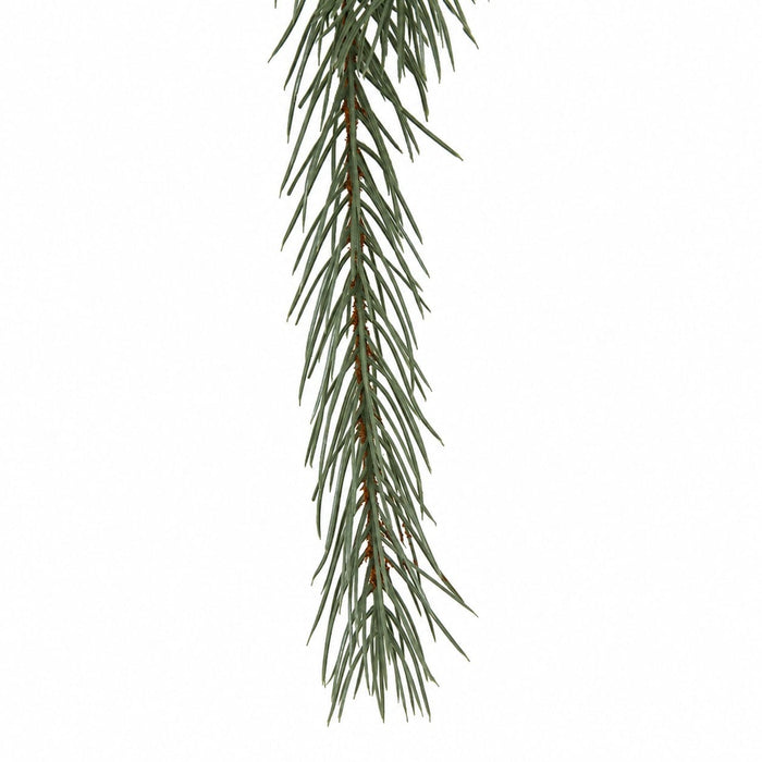 36" Natural-Look Artificial Long Tip Pine Stem -Green/Blue (Pack of 6) - A-180390