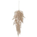 28" Hanging Glittered Artificial Lace Fern Leaf Vine Stem -Champagne/Gold (Pack of 24) - A-182010