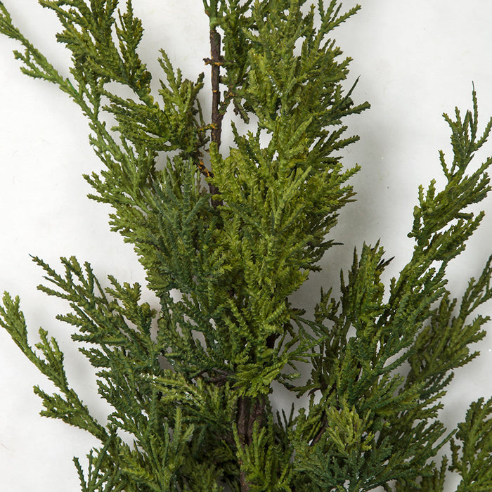 36" Natural Touch Artificial Cypress Stem -Green (pack of 6) - A-182390