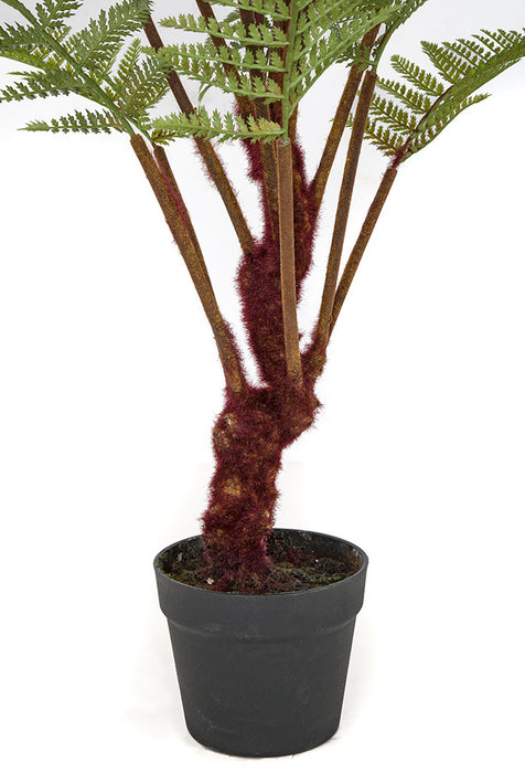 40" Artificial Plastic Fern Plant w/Pot -Green (pack of 2) - A183330