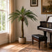 5'6" Silk Fern Palm Tree w/Pot -Green - A184120