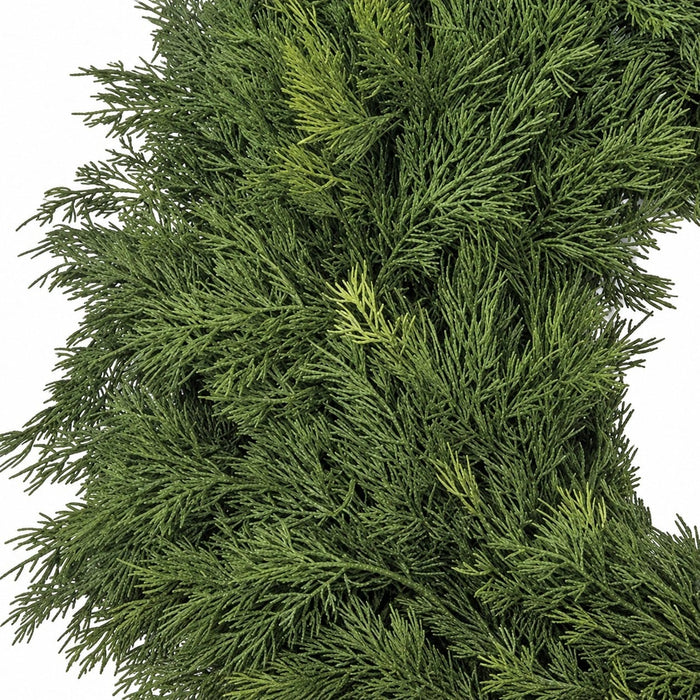 28" Soft-Touch Artificial Mixed Pine Wreath -Green - A184310