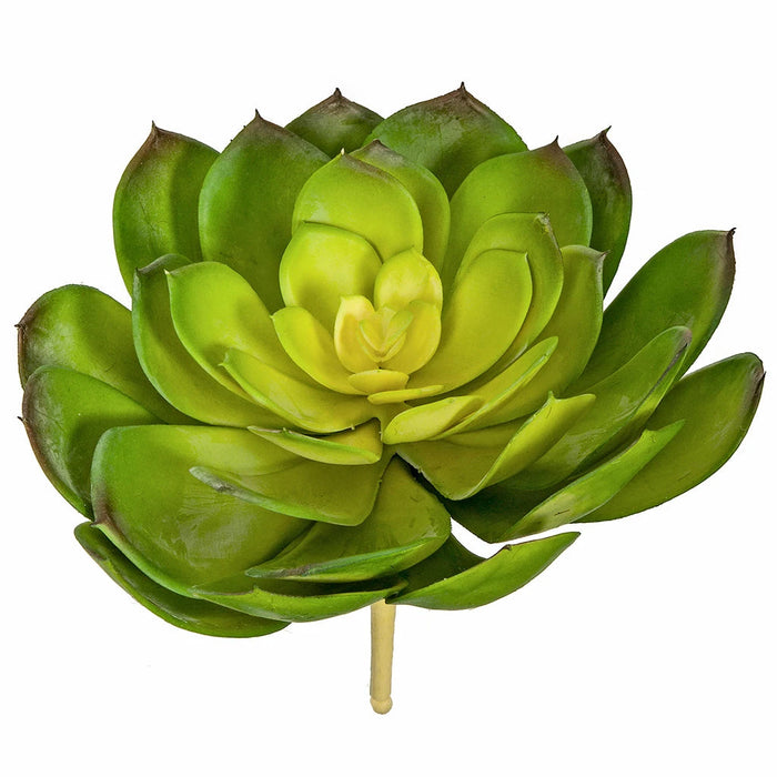 7"HX8"W Artificial Echeveria Stem -Green/Yellow (Pack of 6) - A-184360
