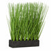 11.5" IFR PVC Onion Grass Artificial Plant w/Foam Base -Green (Pack of 6) - A184720