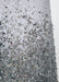 5' Glittered & Beaded Ombre Cone Tree -Silver/White - A184892