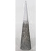 4' Glittered & Beaded Ombre Cone Tree -Silver/White (pack of 2) - A184882
