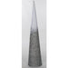 6' Glittered & Beaded Ombre Cone Tree -Silver/White - A184902