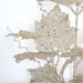 20" Glittered & Sequin Artificial Iridescent Grape Leaf Stem -Champagne/Silver (Pack of 24) - A191620