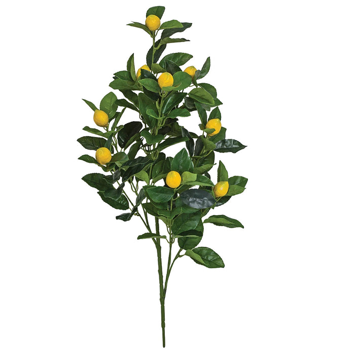 27.5" Artificial Lemon Fruit Tree -Yellow/Green (Pack of 6) - A-192640