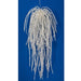17" Hanging Glittered Artificial Beaded Stem -White/Silver (Pack of 12) - A-193522