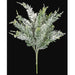 17" Flocked Artificial Cedar Plant With Light Glitter -Green/White (Pack of 12) - A193530