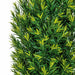 4'10" Outdoor UV-Proof Artificial Podocarpus Cone-Shaped Topiary -2 Tone Green - A194185