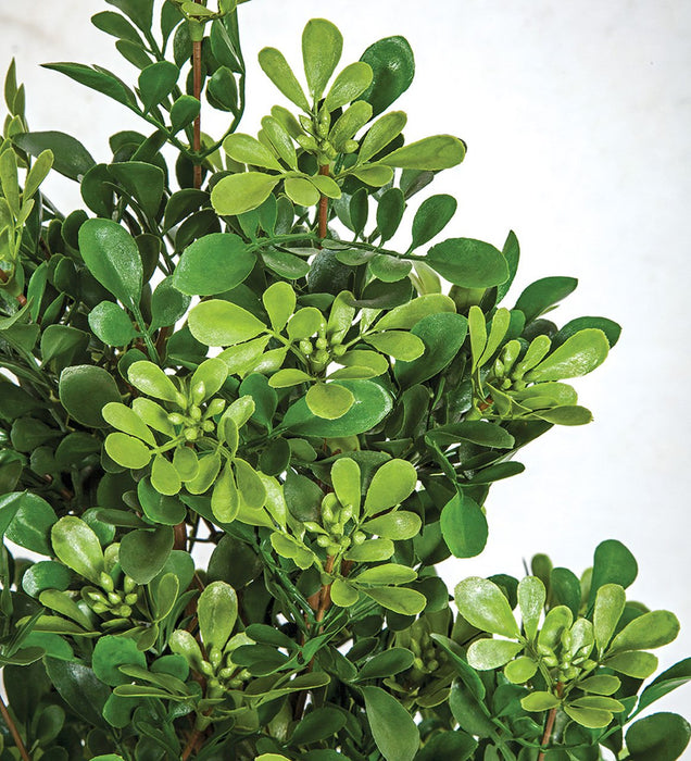 33" UV-Proof Outdoor Artificial Boxwood Plant -Green (pack of 2) - A194190