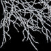 30" Glittered Artificial Twig Stem -Silver (Pack of 12) - A-195030