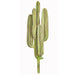 35" Plastic Desert Saguaro Cactus Artificial Plant w/Light Beige Needles -Light Green - A-195274
