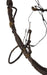 84" Artificial Woody Twig Branch Stem With Moss Accents -Dark Brown (pack of 6) - A197310