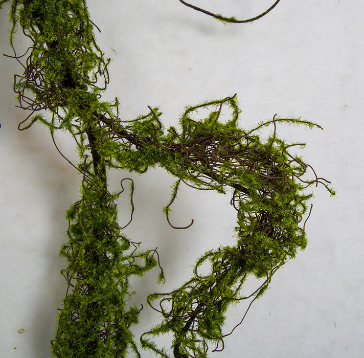 6' Moss Covered Twig Artificial Garland -Green (Pack of 6) - A-197360