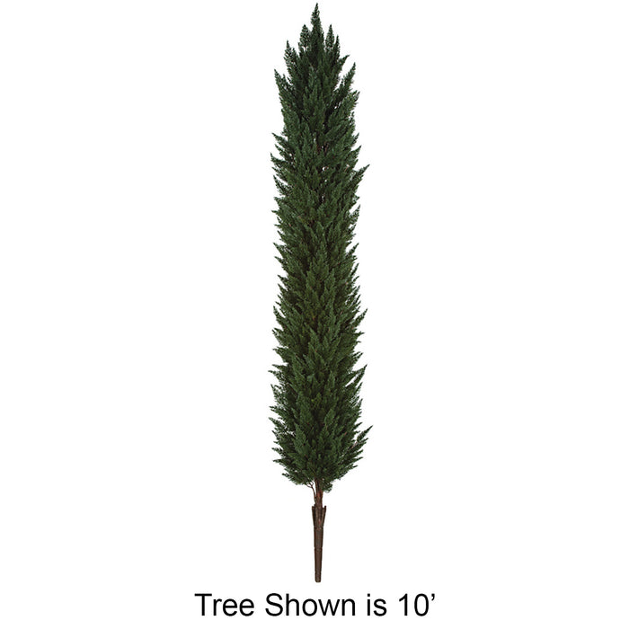 12' UV-Proof Outdoor Artificial Cypress Topiary Tree -Green - A197420