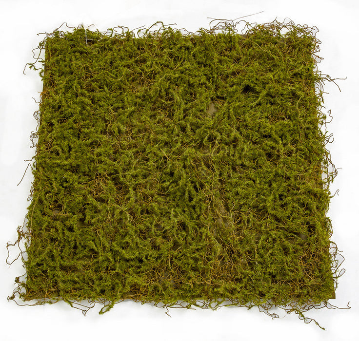 20"x20"x1" Moss Artificial Mat -Green/Brown (Pack of 6) - A-197460