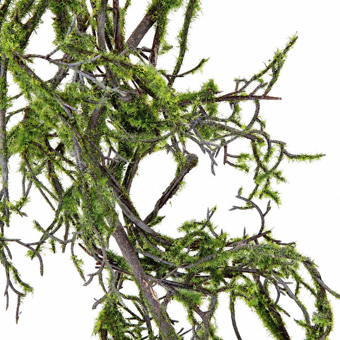 4'6" Moss Covered Twig Artificial Garland -Green (Pack of 6) - A-197472