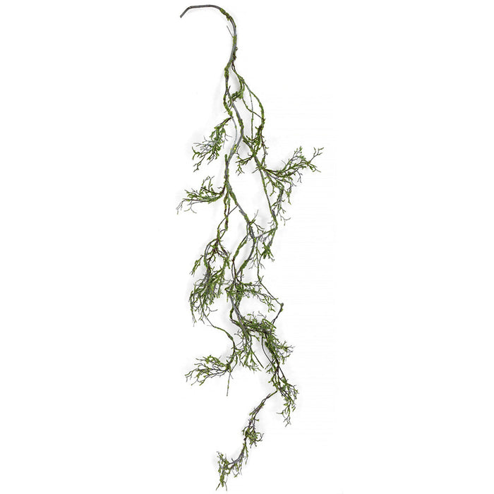 4'6" Moss Covered Twig Artificial Garland -Green (Pack of 6) - A-197472