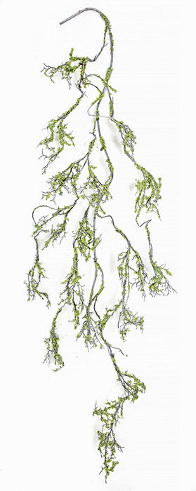 4'10" Moss Covered Twig Artificial Garland -Light Green (Pack of 6) - A-197482